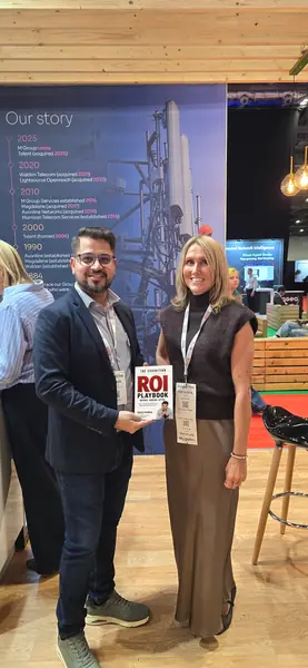Reader with The Exhibition ROI Playbook 5
